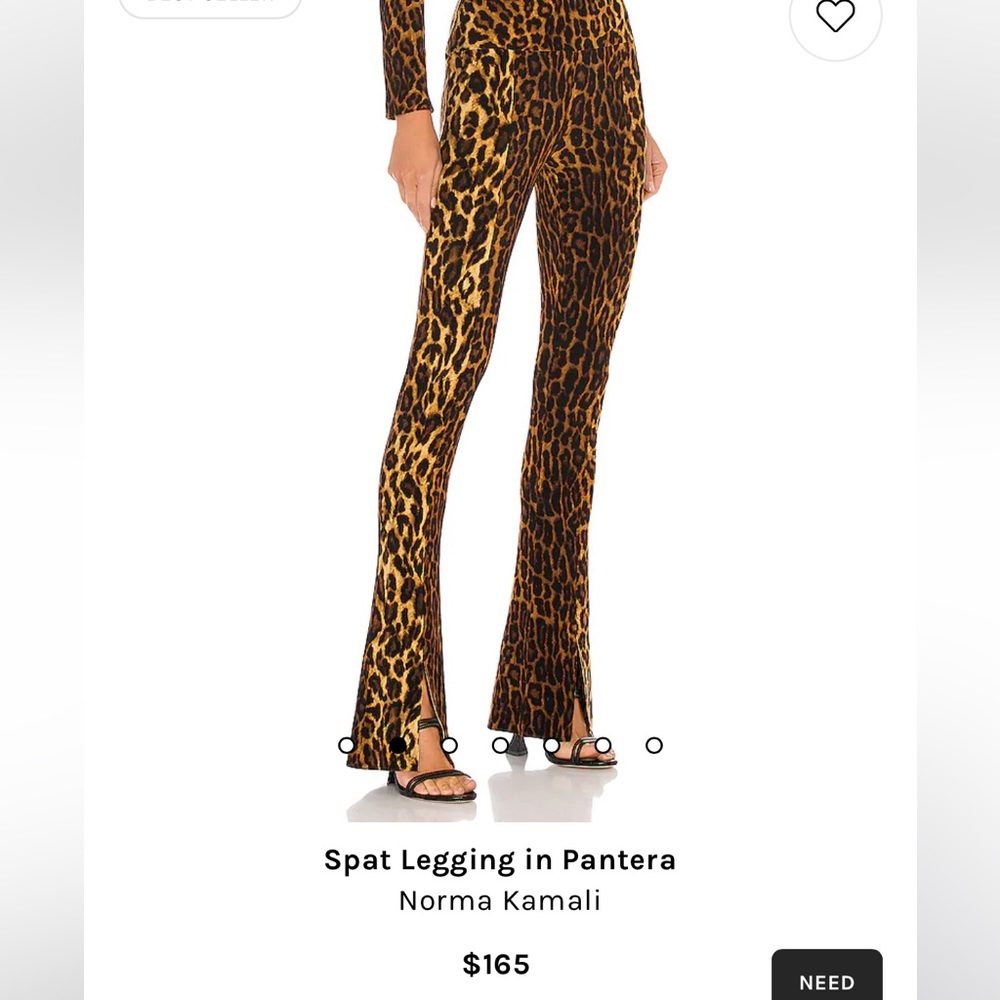 Norma kamali Spat leggings leopard
